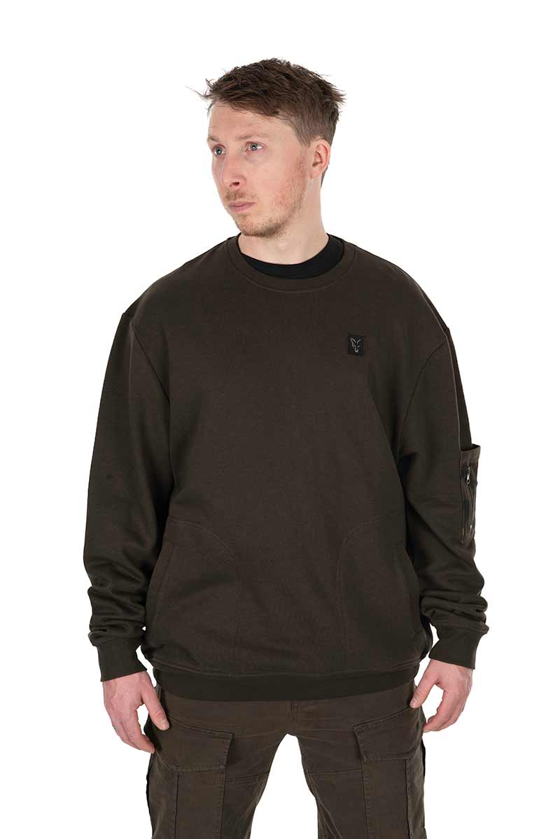 Fox LW Khaki Jumper Sweater de Pesca