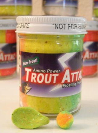 Top Secret Trout Attac Masa de Trucha - Rainbow Yellow