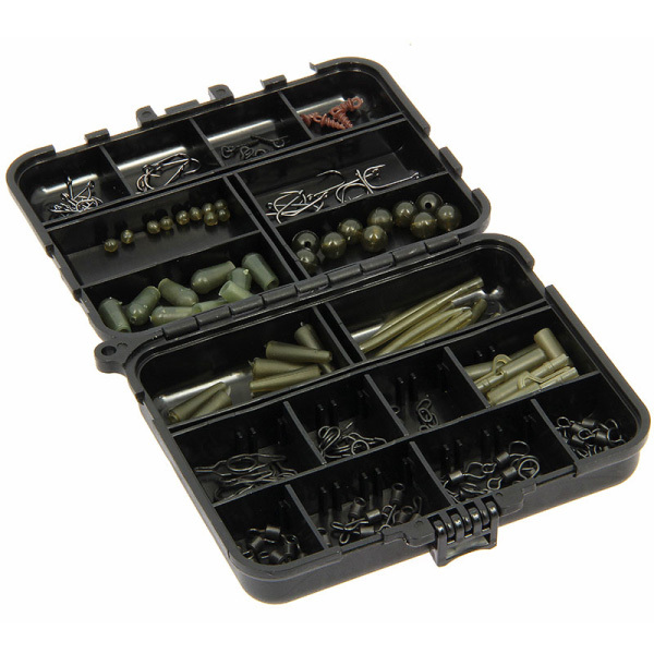 Angling Pursuits Carp Rig Caja de Accesorios con 175 pzs de end-tackle