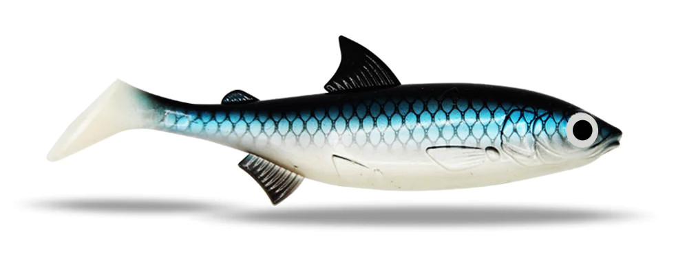 FishingGhost Renky Shad 15cm 38g (2 piezas) - White Fish