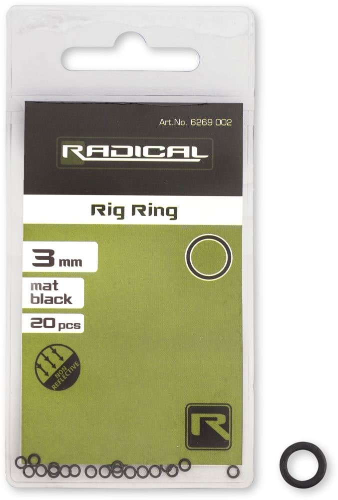 Radical Rig Ring Mat Black (20 piezas)
