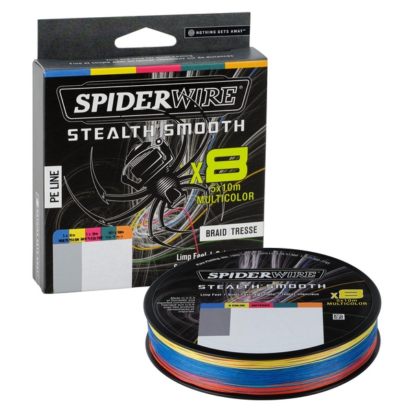 Spiderwire Stealth Smooth 8 Braid Multicolor Línea Trenzada (2000m)