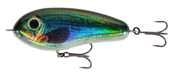 Ultimate Rascal Jerk 11.5cm (60g) Jerkbait Hundimiento Lento - Holo Bass