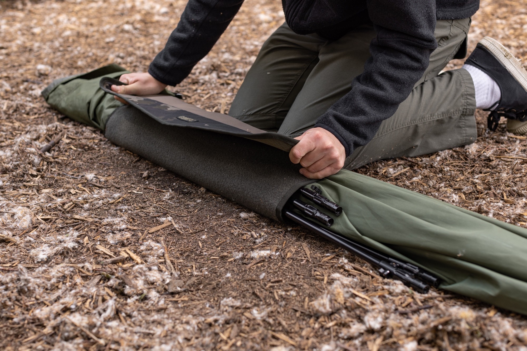 Korda Compac Dark Kamo Funda para Brolly