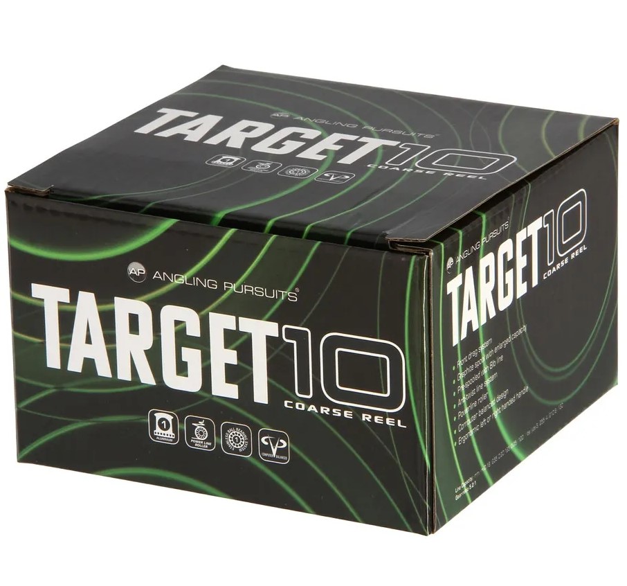 Angling Pursuits Target 10 Carrete para Peces Blancos (Incl. línea de 8 lb)