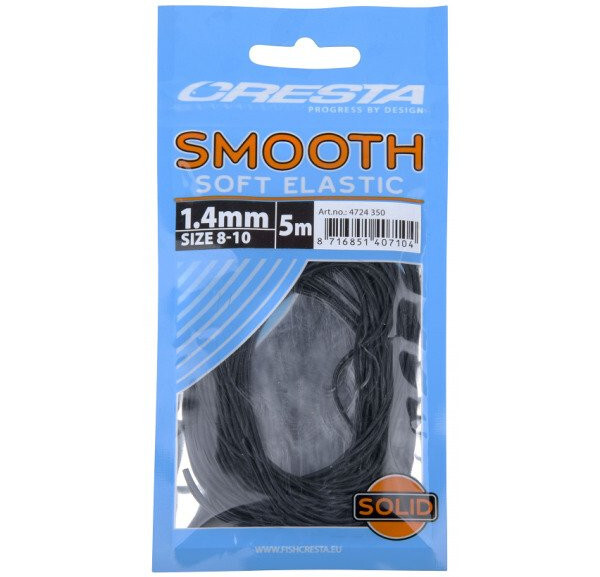 Cresta Smooth Elástico Suave - Negro