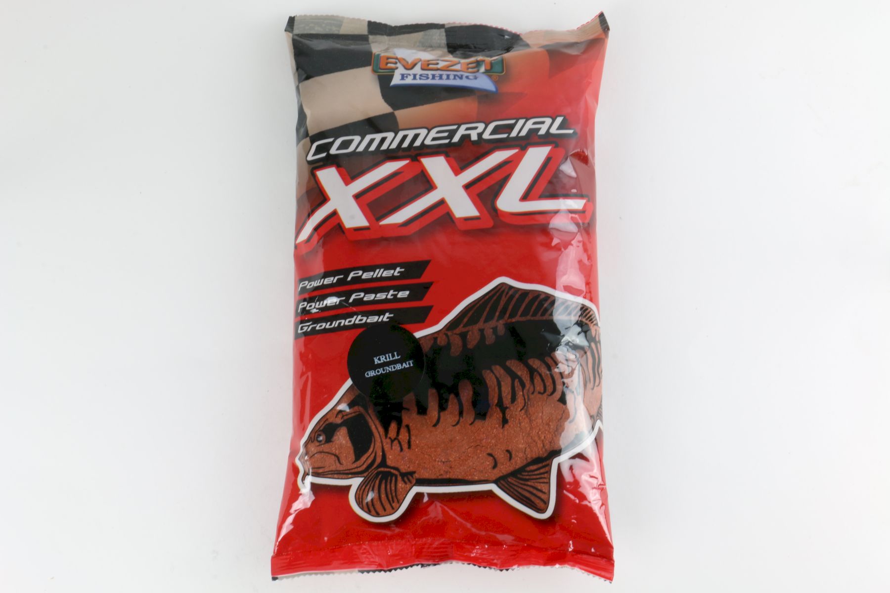 Evezet Commercial XXL Groundbait Red Krill 900gr (Rojo)