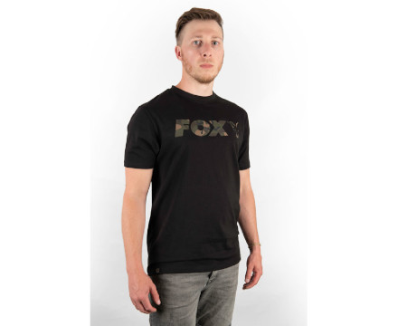 Fox Black  / Camo Raglan Camiseta