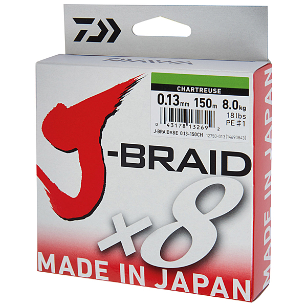 Daiwa J-Braid X8 línea trenzada