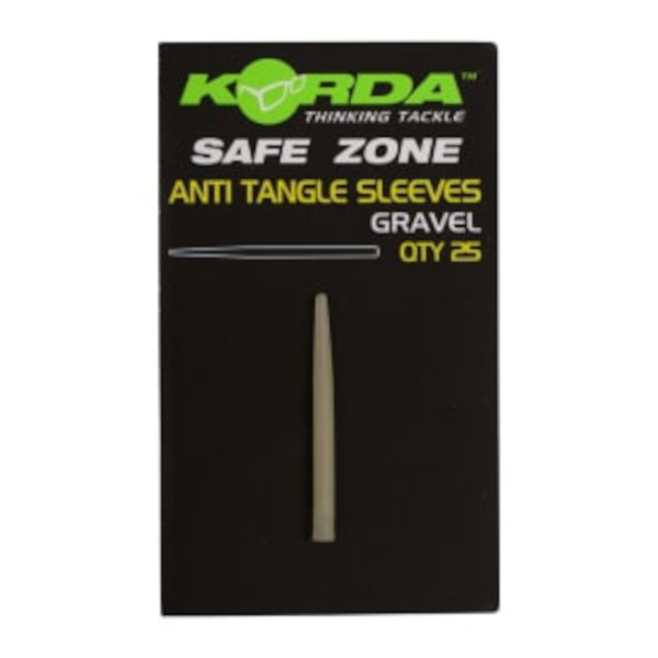 Korda Safe Zone Anti Tangle Sleeves (25 piezas) - Gravel