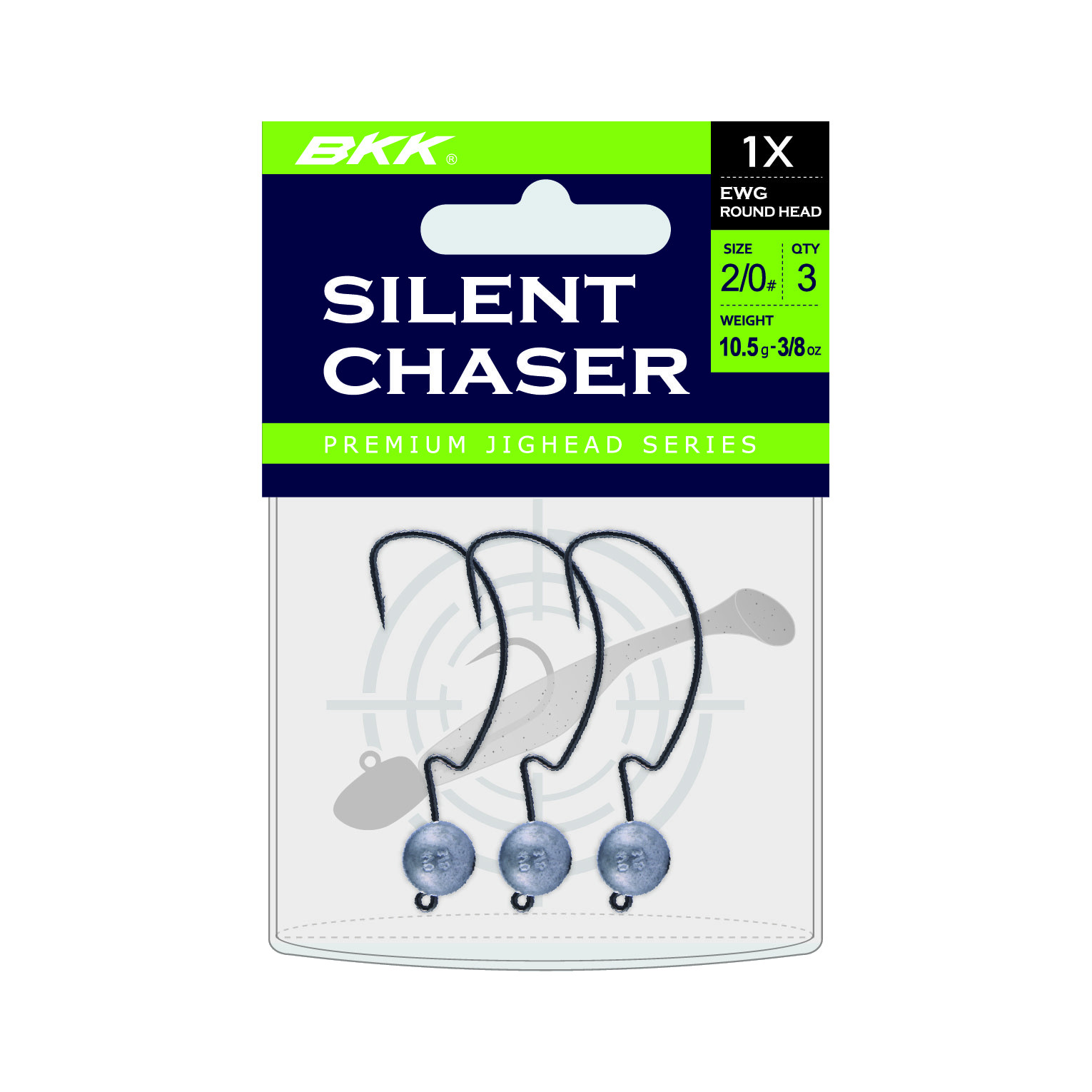 BKK Silent Chaser 1X EWG Round Head Cabeza de Plomo #4/0