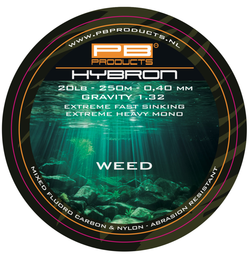 PB Products Hybron Weed 250 m Monofilamento Línea Principal