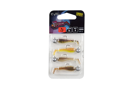 Fox Rage Micro Spikey Fry Mixed UV Colour Pack Loaded Softbaits 4cm (3g) (4 piezas)