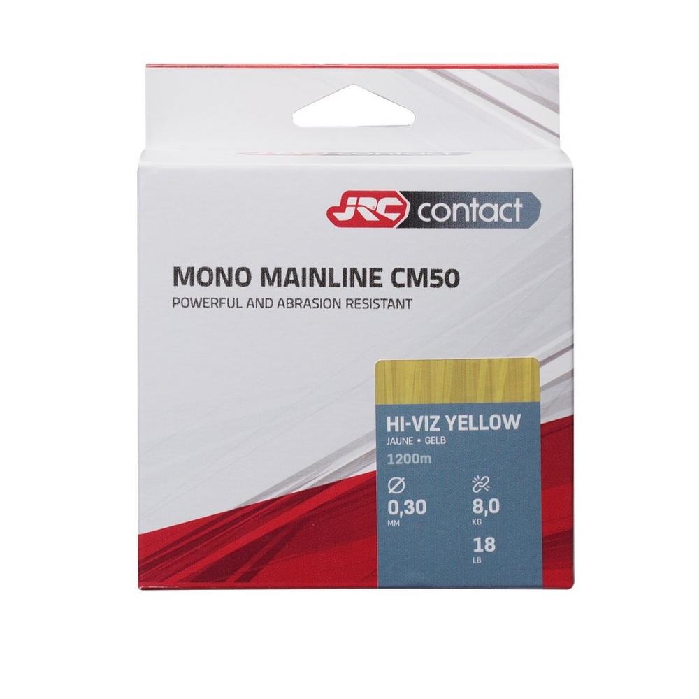 JRC Contact CM50 Nylon Línea para Pesca Hi-Viz Yellow 1200m