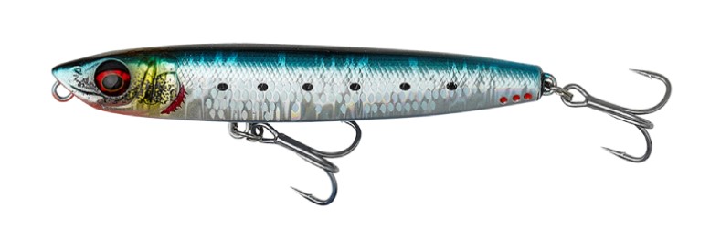 Savage Gear Cast Hacker X Jerkbait de Hundimiento Rápido 11,5 cm (63 g) - Sardine Ls