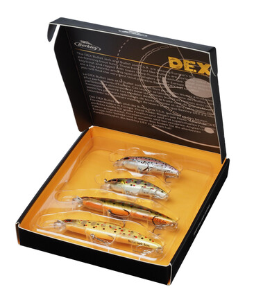 Berkley DEX Bullet Jerk Caja de Regalo de Señuelos para Trucha (4pcs)