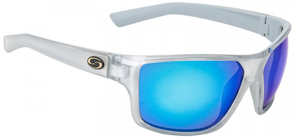 Strike King S11 Optics Gafas de Sol - Clinch Crystal Concrete Frame / Multi Layer White Blue MirrorMulti Layer White Blue Mirror Glasses