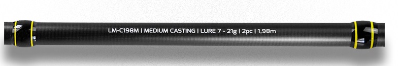 LMAB La Moustique Cast LM-C Caña Baitcaster 1,98 m