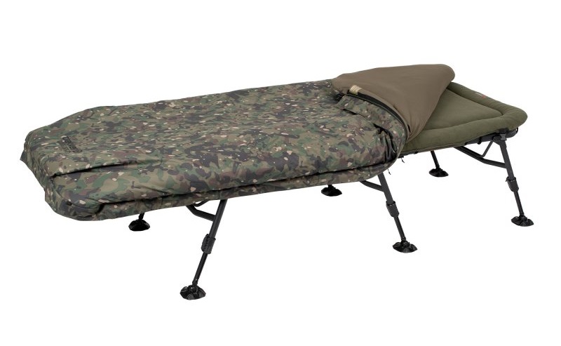 Trakker RLX 6 Camo Sistema de Cama Stretcher (Incl. Saco de Dormir)