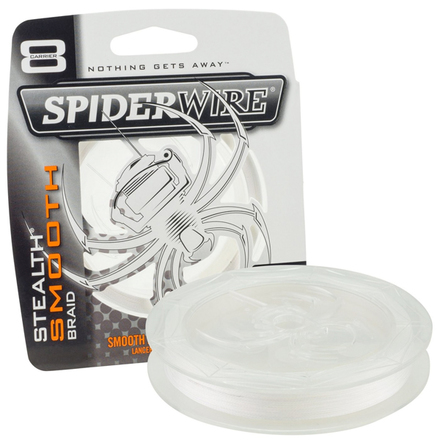 Spiderwire Stealth Smooth 8 'Translucent' Línea Trenzada