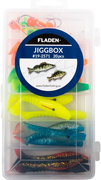 Fladen Shad Jigs Caja - Minnow Shad Jigs (20 stuks, 80mm)