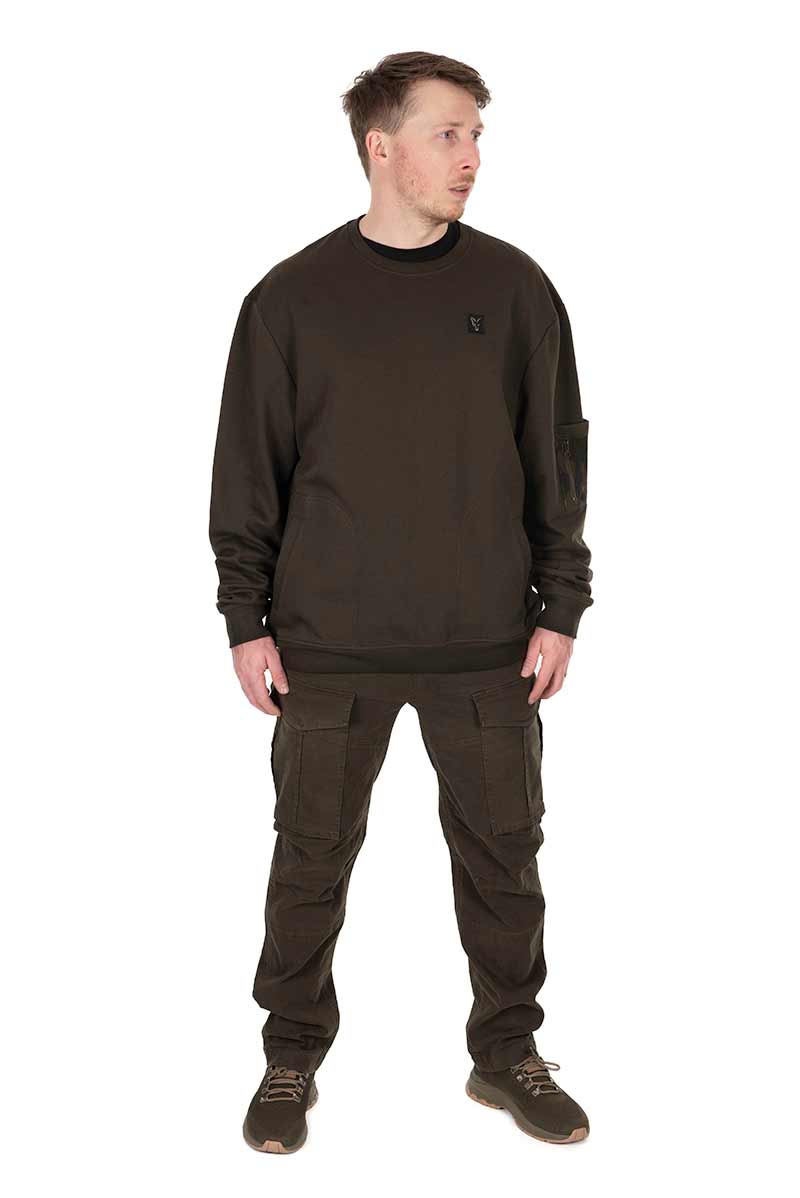 Fox LW Khaki Jumper Sweater de Pesca