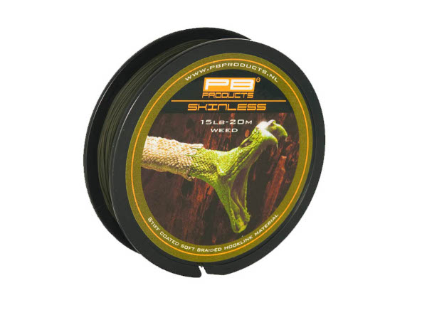 PB Products Skinless Material para Líder 20m (25lb) - Weed