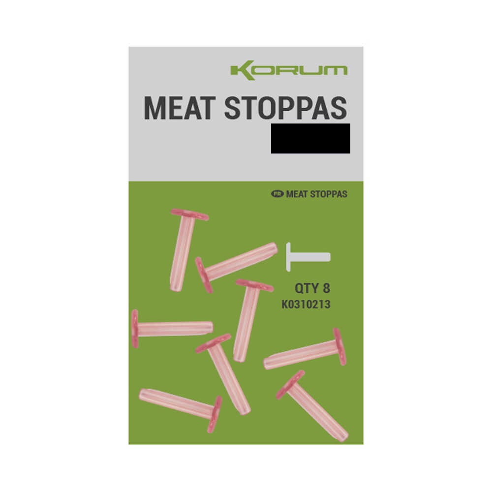Korum Meat Stoppas - Pequeño (8 piezas)