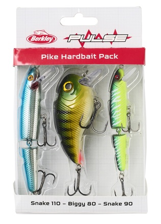 Berkley Pulse Hardbait Pack Pike Set de Señuelos (3pcs)