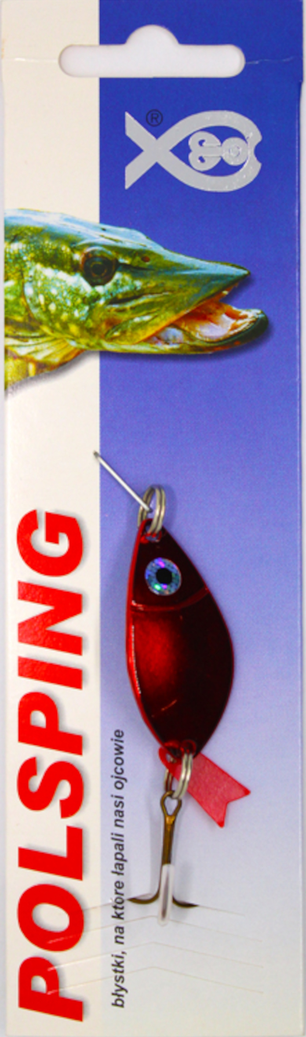 Polsping Alga Cucharilla - Nickel Red 7cm 9g