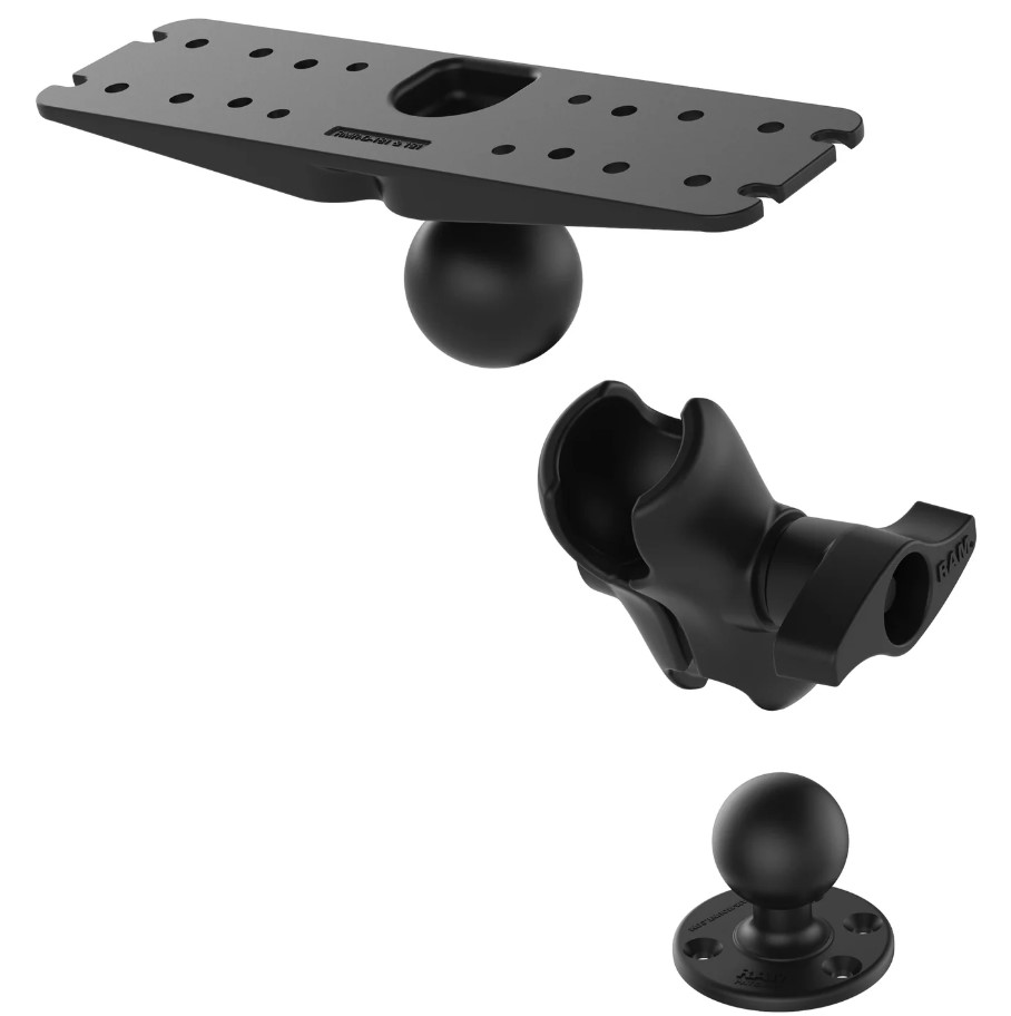 RAM Mount Soporte con base de 3" X 11" y Brazo Corto