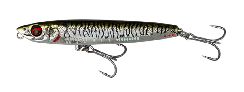 Savage Gear Cast Hacker Jerkbait de Hundimiento Rápido 11,5cm (44 g) - Mackerel Ayu Ls