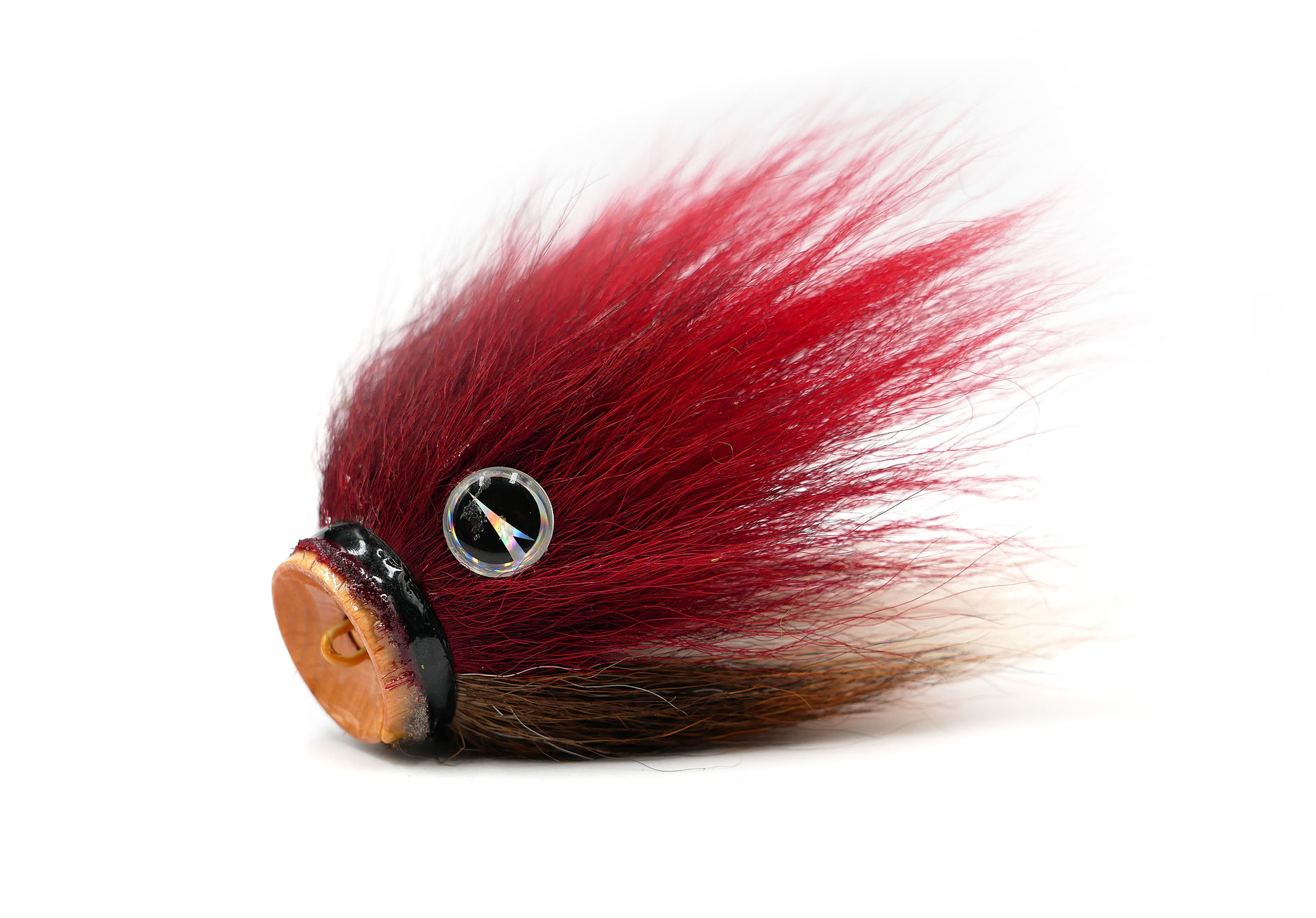 VMC Mustache Shallow Jighead Libre de Plomo (22g) - Red Hot