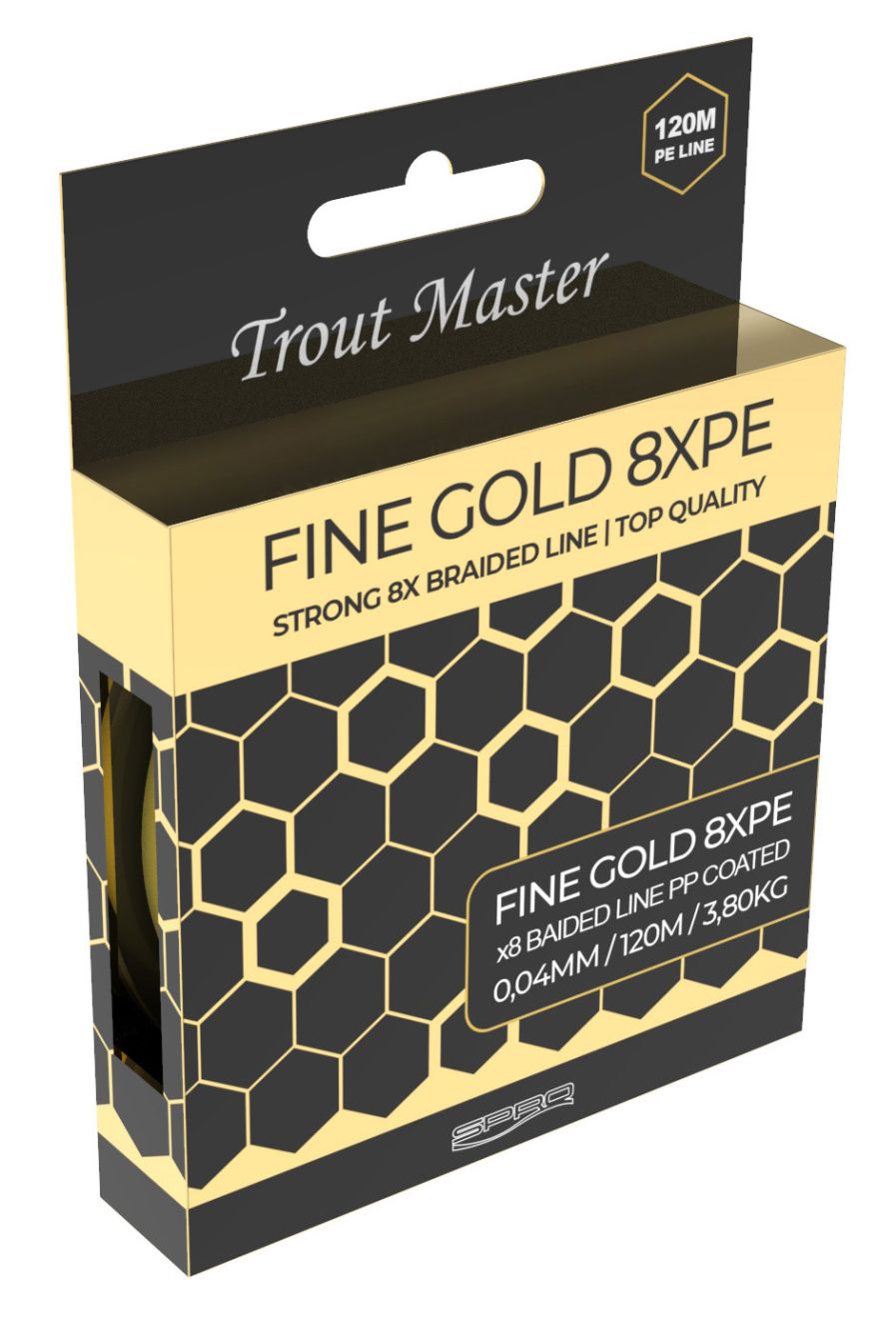 Spro Trout Master Fine Gold X8 PE Línea Trenzada (120m)