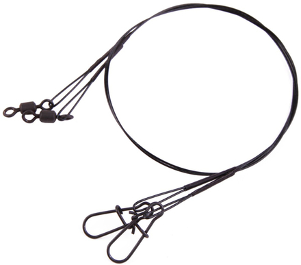 Ultimate 1x7 Steelwire Líder Black 30lbs 30cm