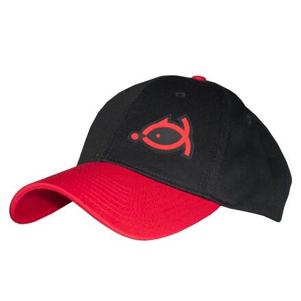 Fjuka Gorra de Pesca en Rojo y Negro