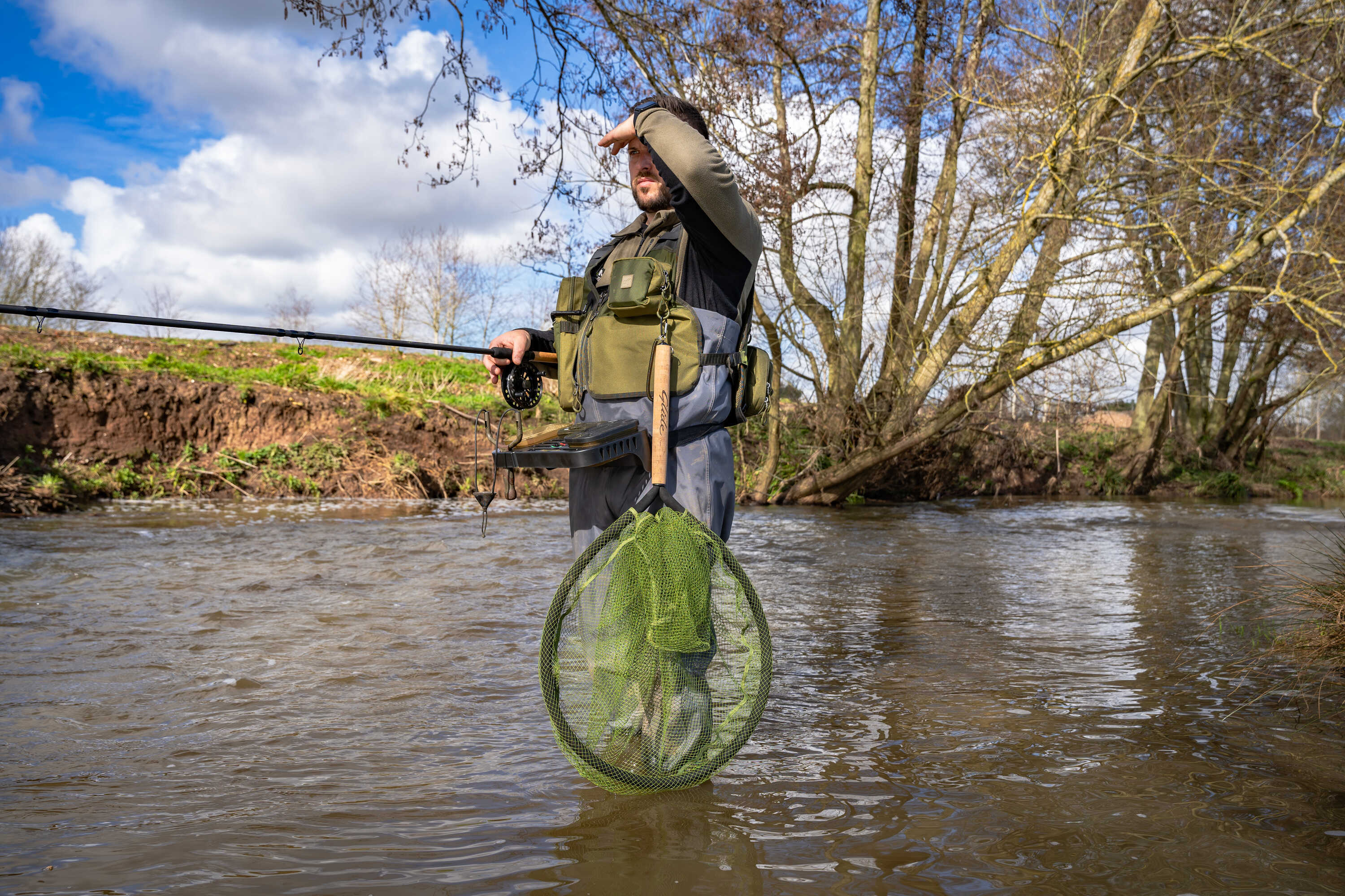 Korum Glide Red de Vadeo de Látex 26"