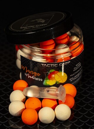 Tactic Carp Mango Madness Pop Ups 15mm (Incl. Estimulador de apetito)