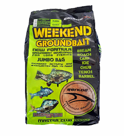 Genlog Groundbait Paquete 5 Kg de fin de Semana