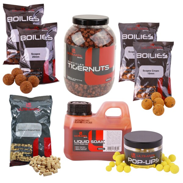 Ultimate Baits Carp Chufas/Boilies Weekend Pack