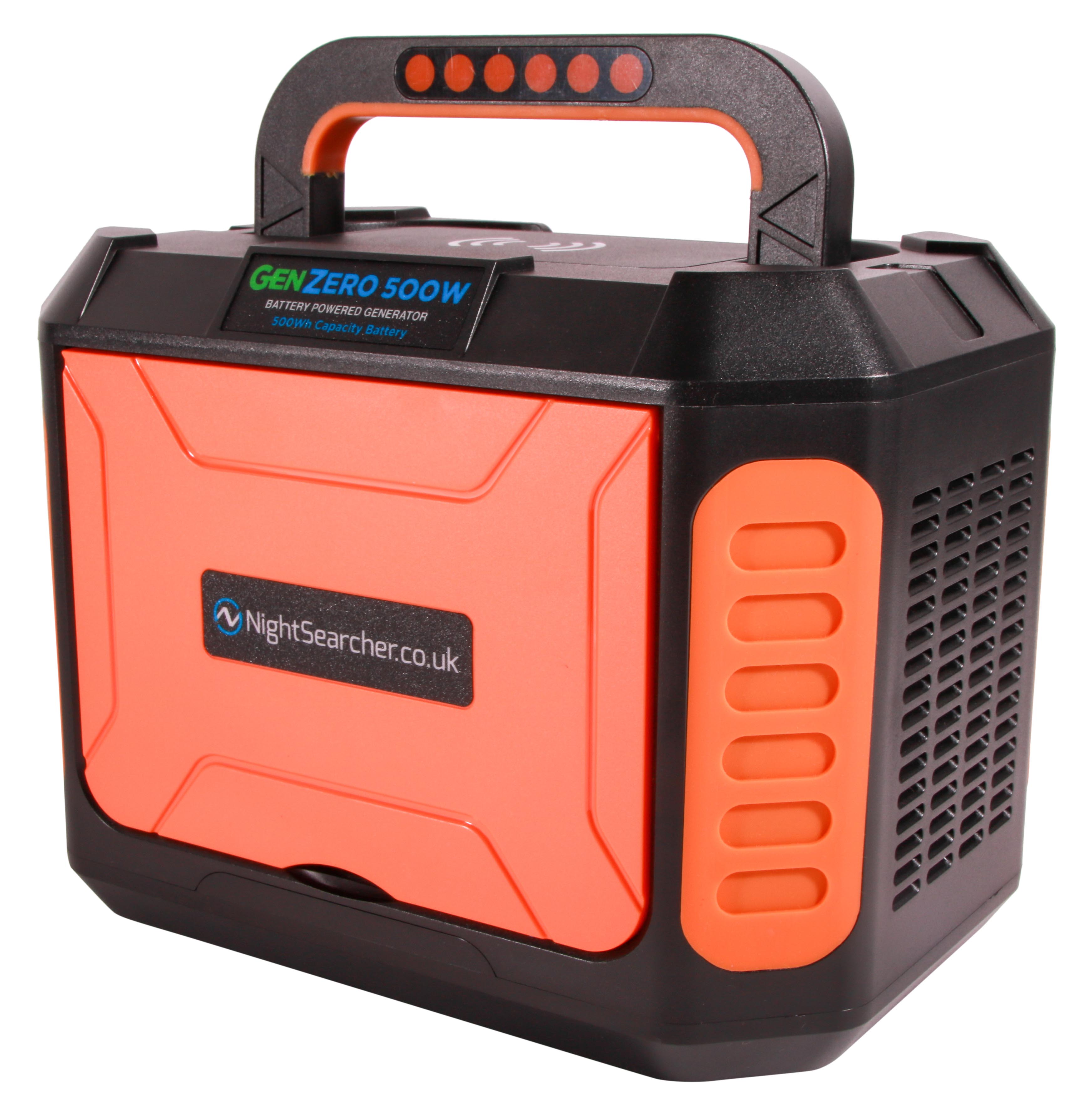 NightSearcher GenZero 500W/230V Battery Powered Generator