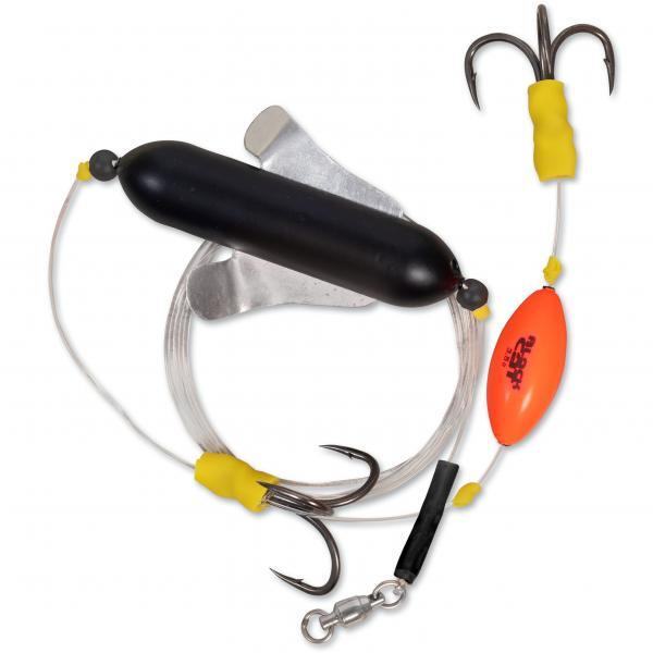 Black Cat Worm River Siluro Rig 200cm (Size 2/0)