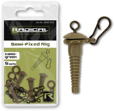 Radical Semi-Fixed Rig Camo-Green (5 piezas)