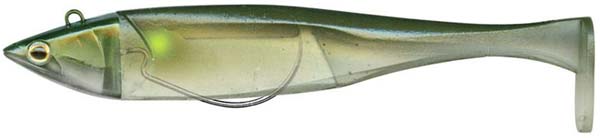 Illex Nitro Sprat Shad 120, Cabeza + 2 Cuerpos - Clear Ayu