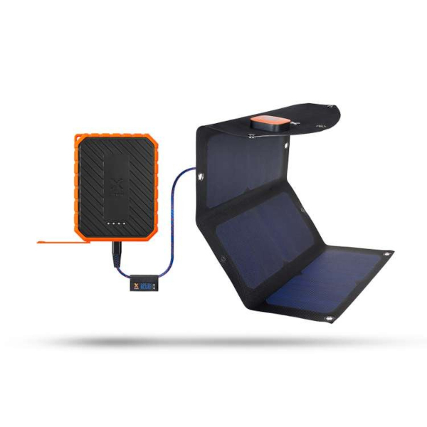 Xtorm SolarBooster Panel Black + Xtorm Rugged Power Bank