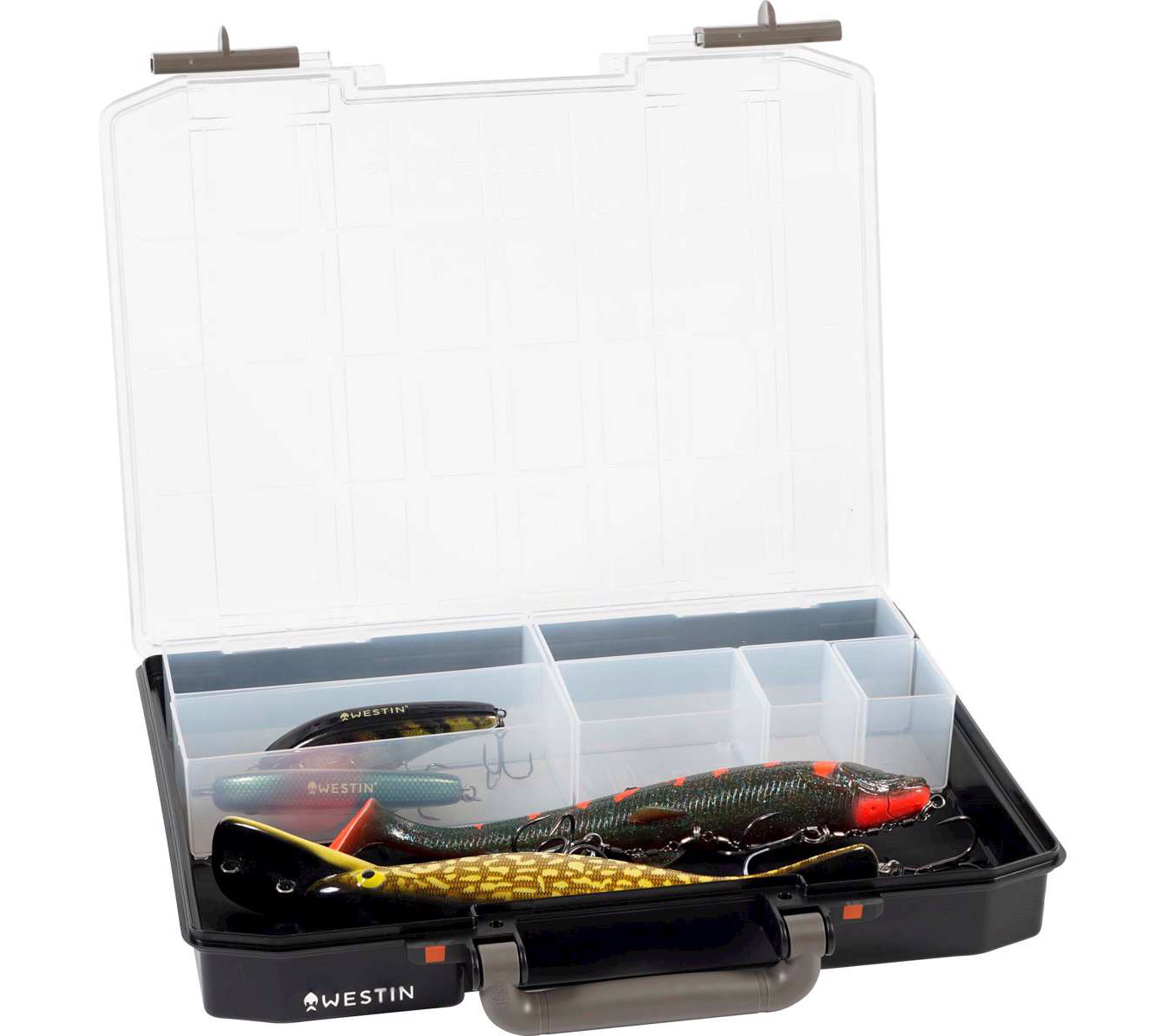 Westin W6 Lure Vault Tacklebox - 5,7x33,7x27,8cm (10 insertos)