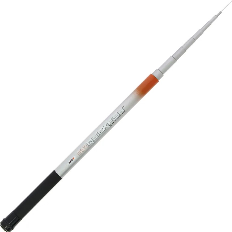 NGT Quickfish Combo Compact Whip Caña Fija 5 m (Incl. Aparejo y Desenganchador)