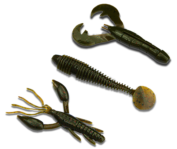 Big Perch Softbait Pack (51 piezas!) - Monkey War Party Pack 'Creature Baits' 3x3pcs