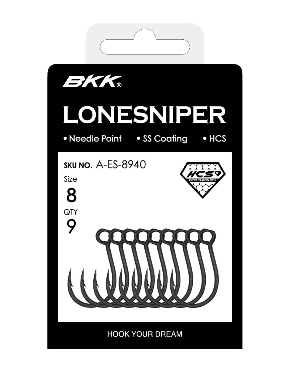 BKK Lonesniper Depredador/Mar Anzuelo (8 piezas)