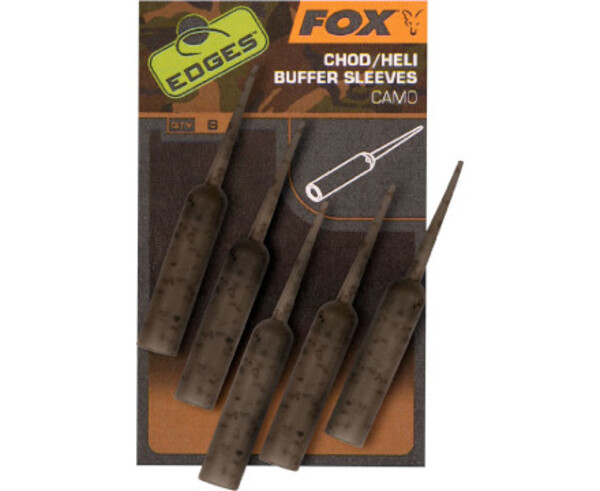 Fox Edges Camo Naked Chod/Heli Buffer Mangas 6 piezas